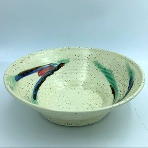Abstract Pottery Bowl